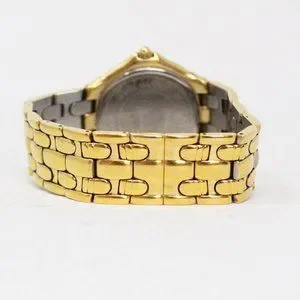 MOVADO Gold Tone Stainless Steel Chain Link Watch item #40382 MOVADO GOLD PLATED MENS QUARTZ WATCH 88 G1 1881 BLACK DIAL  main image 4